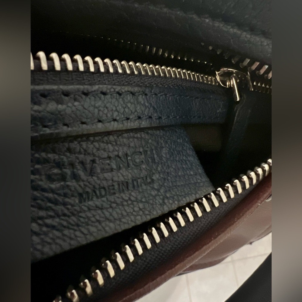 Givenchy Burgundy and Navy Crossbody Bag - Picture 3 of 5